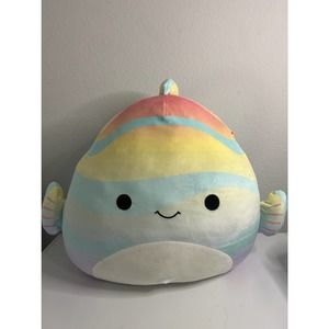 Large 18" Fabiola the rainbow fish Squishmallow